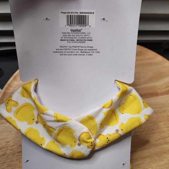 Peeps Baby Set – Hat, Bib & Booties, NWT, Adorable Easter Gift - Picture 3 of 5